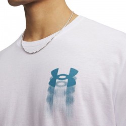 Under Armour Blur Logo (6009245-100)ΑΝΔΡΙΚΟ T-SHIRT White/Boundless Blue
