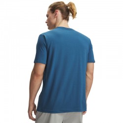 UNDER ARMOUR Globe Short-Sleeve T-Shirt (6009261-498)ΑΝΔΡΙΚΟ T-SHIRT Wham Blue/Atlas Green