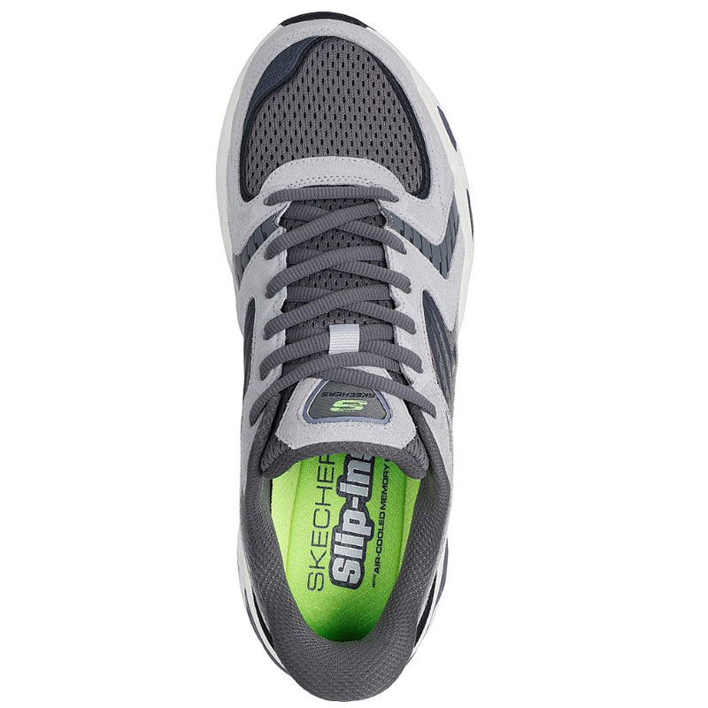 Skechers Slip-ins  Skech-Gel (233331-GYCC)ΑΝΔΡΙΚΑ ΠΑΠΟΥΤΣΙΑ ΓΚΡΙ