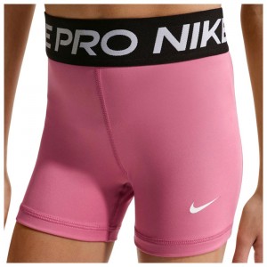 Nike Pro Παιδικό Biker Σορτς (DA1033-641)ΡΟΖ/ΜΑΥΡΟ