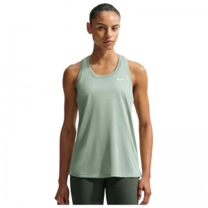 Nike Dri-Fit TANK TEE (DX0706-006)Γυναικεία Μπλούζα Αμάνικη Steam/White