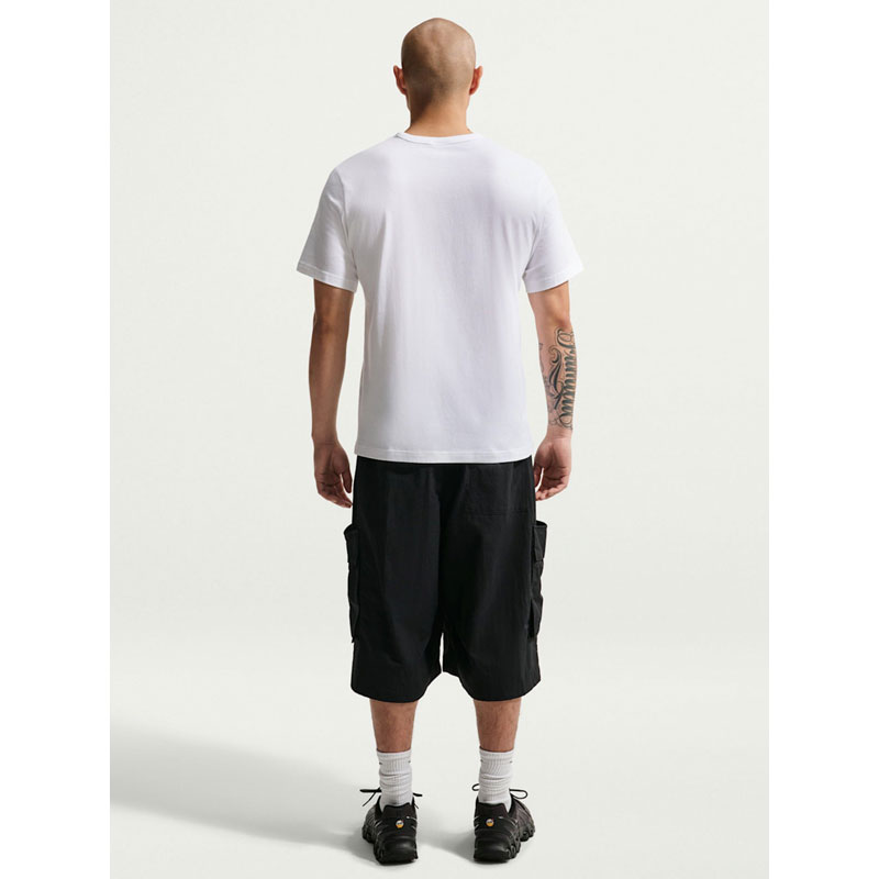 Nike Sportswear  T-Shirt (IQ0471-101)Ανδρικό T-Shirt WHITE/ELECTRIC GREEN