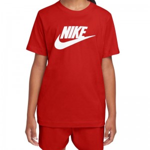 Nike Sportswear Futura HBR Tee (FZ5178-659)ΠΑΙΔΙΚΟ T-SHIRT UNIVERSITY RED/WHITE/WHITE
