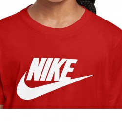 Nike Sportswear Futura HBR Tee (FZ5178-659)ΠΑΙΔΙΚΟ T-SHIRT UNIVERSITY RED/WHITE/WHITE