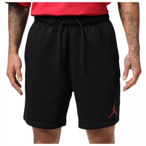 Jordan Essentials Fleece Shorts (IR0335-010)ΑΝΔΡΙΚΗ ΒΕΡΜΟΥΔΑ BLACK/GYM RED