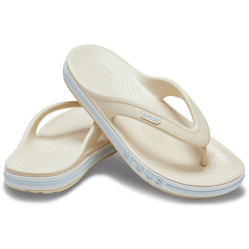 Crocs Bayaband Flip (205393-1LI)ΑΝΔΡΙΚΗ ΣΑΓΙΟΝΑΡΑ Winter White / Multi