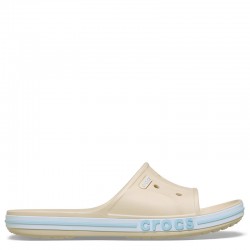 Crocs Bayaband Slide Ανατομικές Παντόφλες  (205392-1LI)Winter White/Multi