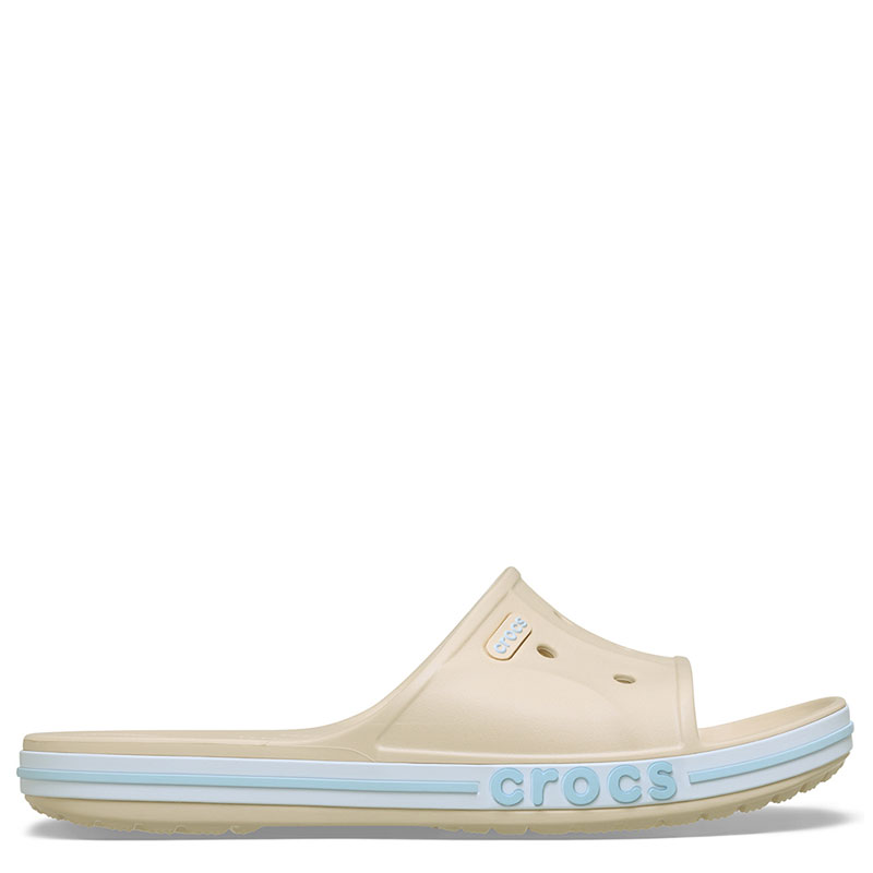 Crocs Bayaband Slide Ανατομικές Παντόφλες  (205392-1LI)Winter White/Multi