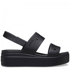 Crocs Brooklyn 4U (210676-001) Γυναικείες ανατομικές πλατφόρμες Black