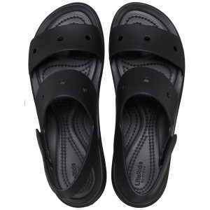 Crocs Brooklyn 4U (210676-001) Γυναικείες ανατομικές πλατφόρμες Black