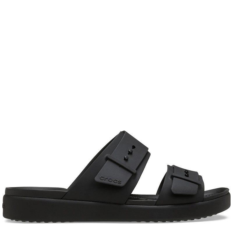 Crocs Brooklyn Buckle Low (211215-001)Γυναικεία ανατομικά σανδάλια Μαυρα