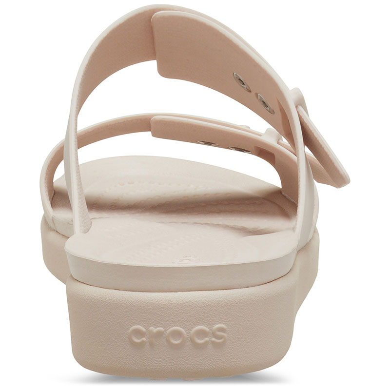 Crocs Brooklyn Buckle Low (211215-6UR)Γυναικεία ανατομικά σανδάλια/πλατφόρμες ΡΟΖ