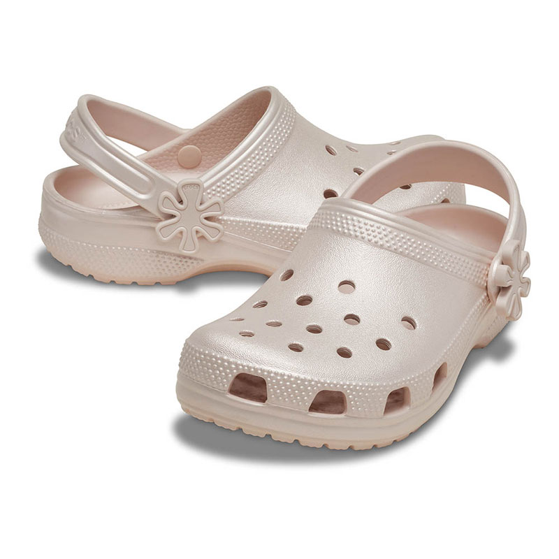 Crocs Toddler Classic Pearl Shine Clog (212815-6UR)ΒΡΕΦΙΚΑ ΣΑΜΠΟ ΡΟΖ