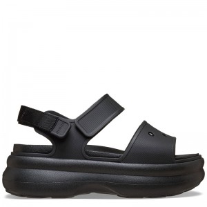 Crocs Soho Y-Strap Sandal (211755-001) Γυναικεία σανδάλια πλατφόρμες Μαυρες