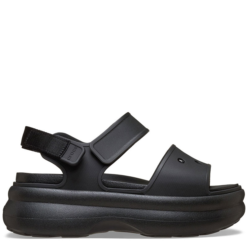 Crocs Soho Y-Strap Sandal (211755-001) Γυναικεία σανδάλια πλατφόρμες Μαυρες
