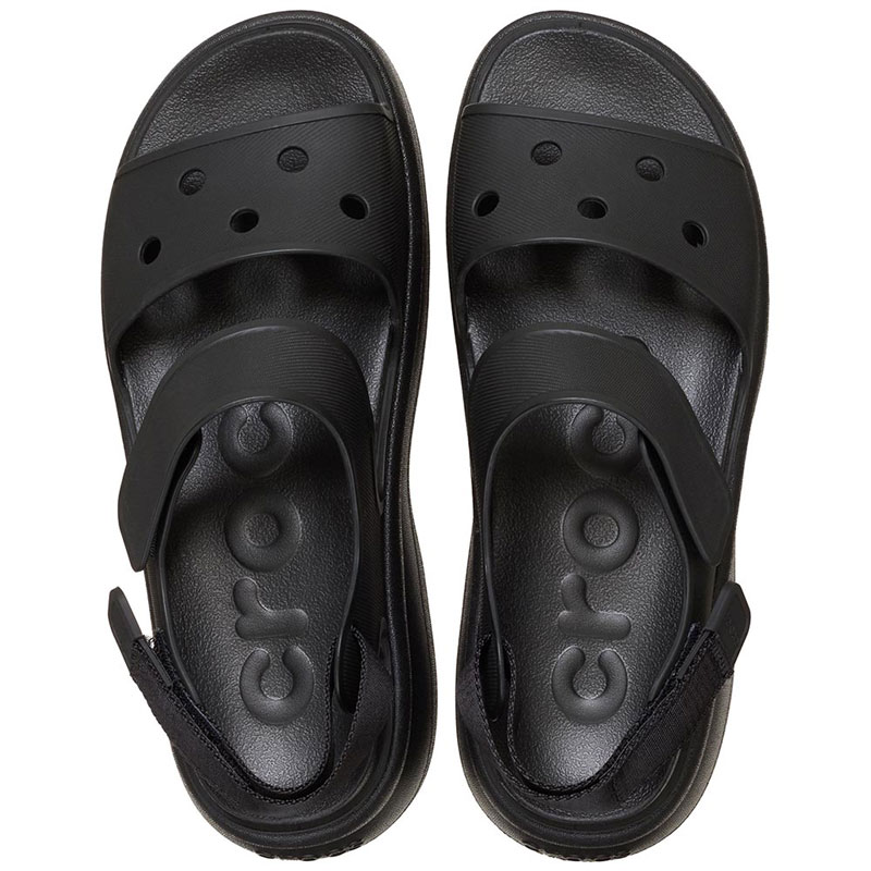 Crocs Soho Y-Strap Sandal (211755-001) Γυναικεία σανδάλια πλατφόρμες Μαυρες