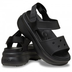 Crocs Soho Y-Strap Sandal (211755-001) Γυναικεία σανδάλια πλατφόρμες Μαυρες