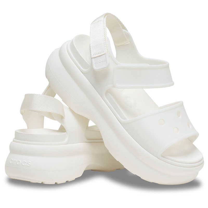 Crocs Soho Y-Strap Sandal (211755-0WV)Γυναικεία σανδάλια πλατφόρμες  Off-White/Εκρού