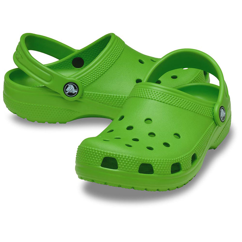 Crocs Classic Clog K (206991-30T)Παιδικά ανατομικά σαμπό θαλάσσης ΠΡΑΣΙΝΑ