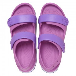 CROCS Crocband Cruiser Sandal T (209424-6WQ)ΒΡΕΦΙΚΑ ΣΑΝΔΑΛΙΑ Bubble  ΡΟΖ/ΛΙΛΑ