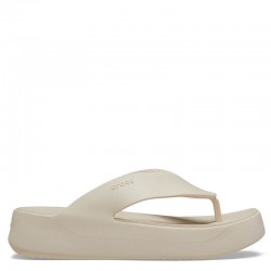 Crocs Getaway Platform Flip (209410-160)ΓΥΝΑΙΚΕΙΑ ΣΑΓΙΟΝΑΡΑ ΜΠΕΖ
