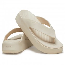 Crocs Getaway Platform Flip (209410-160)ΓΥΝΑΙΚΕΙΑ ΣΑΓΙΟΝΑΡΑ ΜΠΕΖ