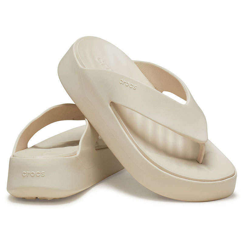 Crocs Getaway Platform Flip (209410-160)ΓΥΝΑΙΚΕΙΑ ΣΑΓΙΟΝΑΡΑ ΜΠΕΖ