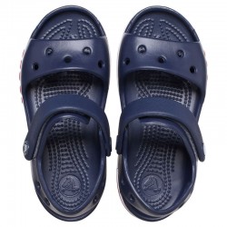 Crocs Toddler Bayaband Sandal (211055-4CC)ΒΡΕΦΙΚΑ ΣΑΝΔΑΛΙΑ Navy/Pepper ΜΠΛΕ
