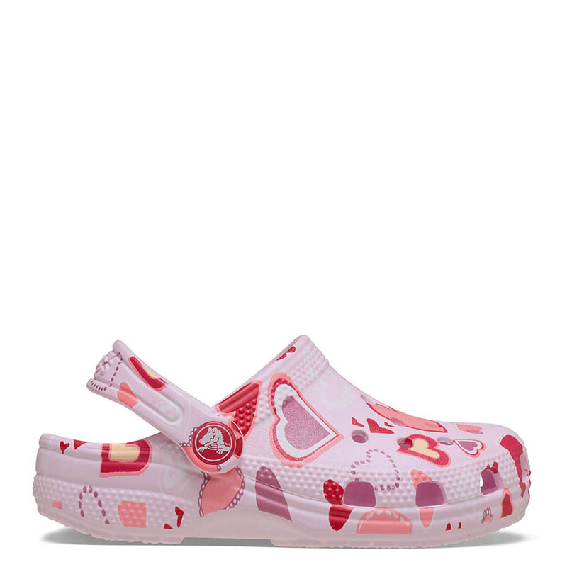 Crocs Classic VDay Clog T (209755-7CI)ΒΡΕΦΙΚΑ ΣΑΜΠΟ Pink Milk/Hearts