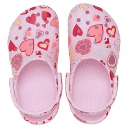 Crocs Classic VDay Clog T (209755-7CI)ΒΡΕΦΙΚΑ ΣΑΜΠΟ Pink Milk/Hearts