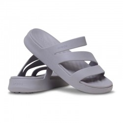 CROCS Getaway Strappy - Stucco (209587-5PS)ΓΥΝΑΙΚΕΙΟ ΣΑΝΔΑΛΙ Mauve Mist  ΜΩΒ