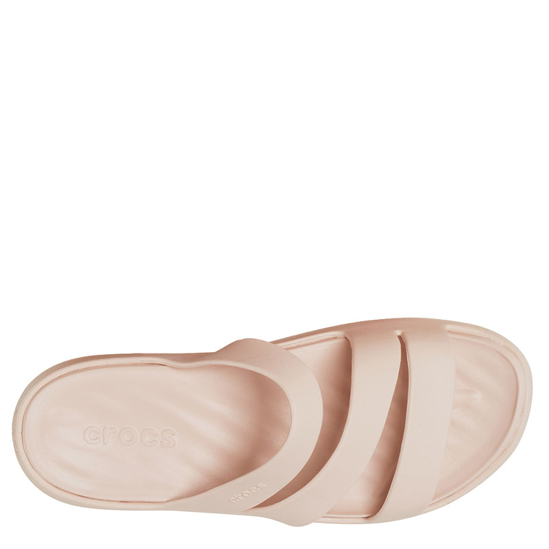 CROCS Getaway Strappy - Stucco (209587-6UR)ΓΥΝΑΙΚΕΙΟ ΣΑΝΔΑΛΙ Quartz Ροζ / Nude