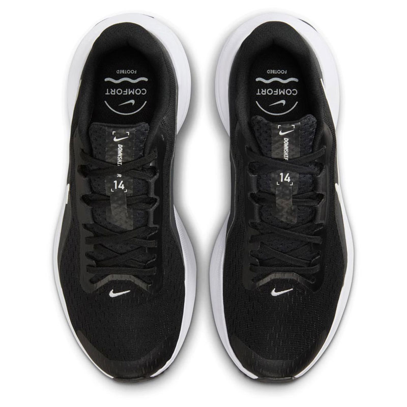 Nike Downshifter 14 WMNS (IB1899-002)Γυναικεία Παπούτσια για Τρέξιμο BLACK/WHITE-ANTHRACITE-WOLF GREY