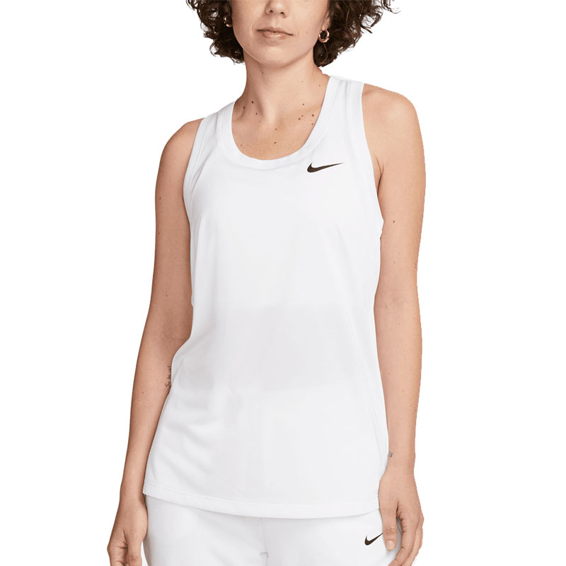 Nike Dri-Fit TANK TEE (DX0706-100)Γυναικεία Μπλούζα Αμάνικη WHITE/BLACK Nike Dri-Fit TANK TEE (DX0706-100)Γυναικεία Μπλούζα Αμάνικη WHITE/BLACK