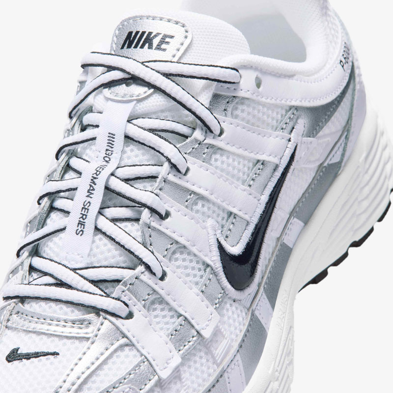 Nike P-6000 GS (IU7568-100)ΕΦΗΒΙΚΑ ΠΑΠΟΥΤΣΙΑ Λευκό/Metallic Silver/Μαύρο
