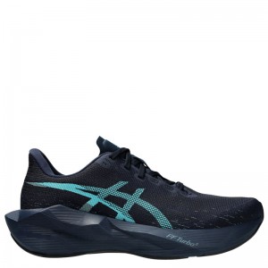ASICS Novablast 6 (1011C243-402)ΑΝΔΡΙΚΑ ΠΑΠΟΥΤΣΙΑ RUNNING  Midnight / Energy Aqua