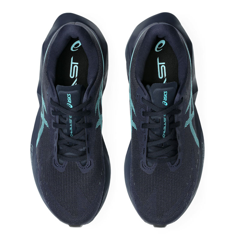 ASICS Novablast 6 (1011C243-402)ΑΝΔΡΙΚΑ ΠΑΠΟΥΤΣΙΑ RUNNING  Midnight / Energy Aqua
