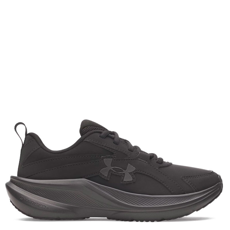 Under Armour Charged+ Assert 11 (6006919-001)ΠΑΙΔΙΚΑ ΠΑΠΟΥΤΣΙΑ ΔΕΡΜΑΤΙΝΑ ΜΑΥΡΑ