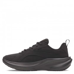 Under Armour Charged+ Assert 11 (6006919-001)ΠΑΙΔΙΚΑ ΠΑΠΟΥΤΣΙΑ ΔΕΡΜΑΤΙΝΑ ΜΑΥΡΑ