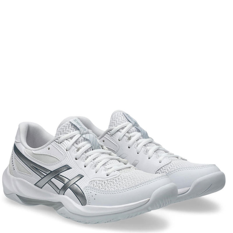 Asics Gel-Rocket 12 (1072A119-101)ΓΥΝΑΙΚΕΙΑ ΠΑΠΟΥΤΣΙΑ ΒΟΛΛΕΥ White / Pure Silver