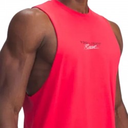 Under Armour Project Rock (1389949-989)ΑΝΔΡΙΚΗ ΑΜΑΝΙΚΗ ΜΠΛΟΥΖΑ ΚΟΚΚΙΝΗ