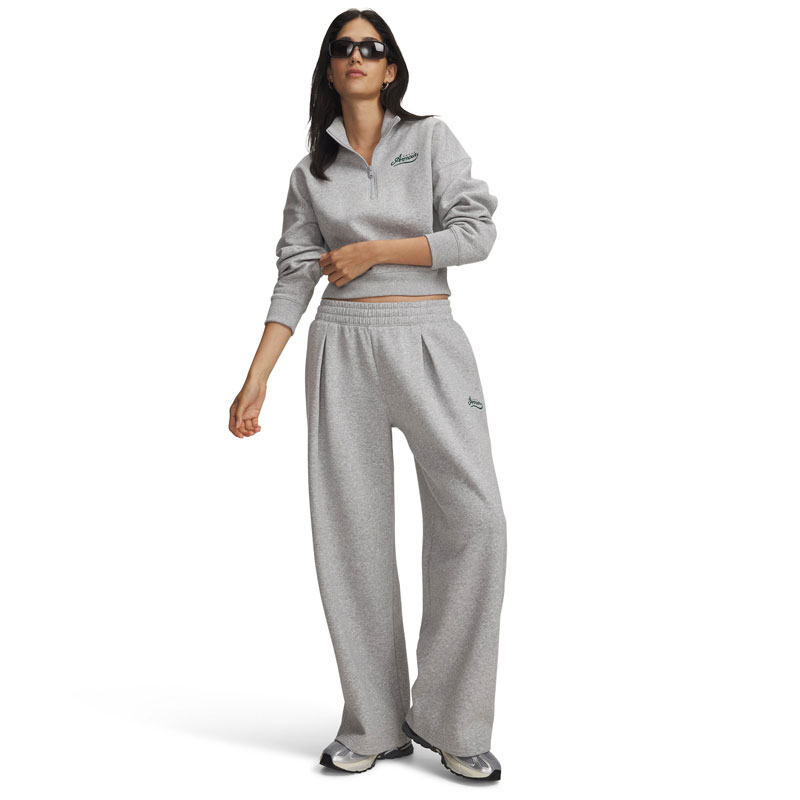 Under Armour Womens Rival Pleated Varsity Pants (6016558-011)ΓΥΝΑΙΚΕΙΟ ΠΑΝΤΕΛΟΝΙ Mod Gray/White/Reflective