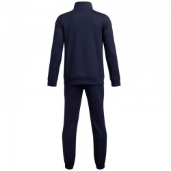 Under Armour Knit Track Suit Kids (1363290-410)παιδικο σετ φορμας Midnight Navy/Downpour Gray/Downpour Gray