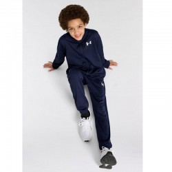 Under Armour Knit Track Suit Kids (1363290-410)παιδικο σετ φορμας Midnight Navy/Downpour Gray/Downpour Gray