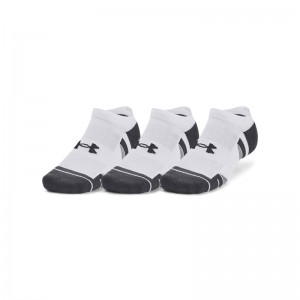 Under Armour Performance Tech 3pk NS (1379503-100)ΚΑΛΤΣΕΣ UNISEX 3 ΤΕΜΑΧΙΑ ΛΕΥΚΕΣ