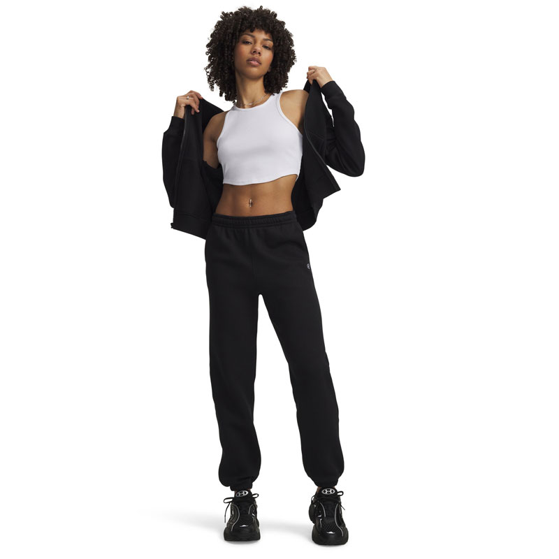 Under Armour UA Rival Fleece Gym Pants (6013551-008)ΓΥΝΑΙΚΕΙΟ ΠΑΝΤΕΛΟΝΙ ΦΟΡΜΑΣ ΜΑΥΡΟ