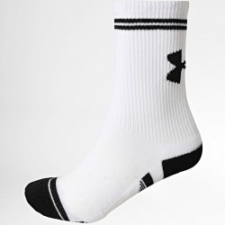 UNDER ARMOUR Perf Tech Nov 3pk Crw (6015141-100)ΑΘΛΗΤΙΚΕΣ ΚΑΛΤΣΕΣ 3 ΤΕΜΑΧΙΑ White/White/Ultimate Black