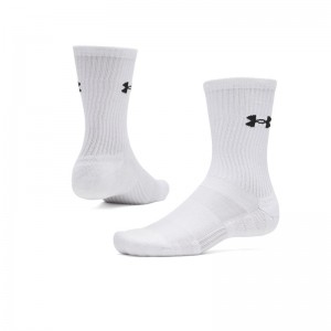 UNDER ARMOUR Performance Cotton (6009685-100)ΑΘΛΗΤΙΚΕΣ ΚΑΛΤΣΕΣ 3 ΤΕΜΑΧΙΑ ΛΕΥΚΕΣ