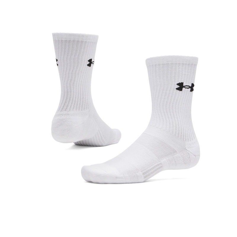 UNDER ARMOUR Performance Cotton (6009685-100)ΑΘΛΗΤΙΚΕΣ ΚΑΛΤΣΕΣ 3 ΤΕΜΑΧΙΑ ΛΕΥΚΕΣ