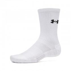 UNDER ARMOUR Performance Cotton (6009685-100)ΑΘΛΗΤΙΚΕΣ ΚΑΛΤΣΕΣ 3 ΤΕΜΑΧΙΑ ΛΕΥΚΕΣ